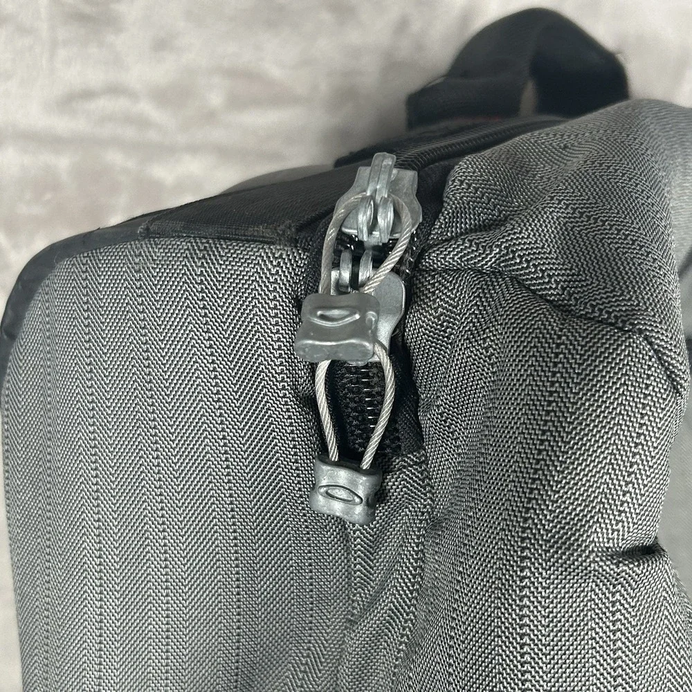 Oakley AP Tactical Field Gear Roller Carry On Gray Black Zipper Luggage Bag